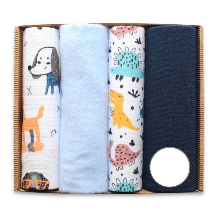 Vystyklų rinkinys kūdikiams "4MIX -Dogs" 