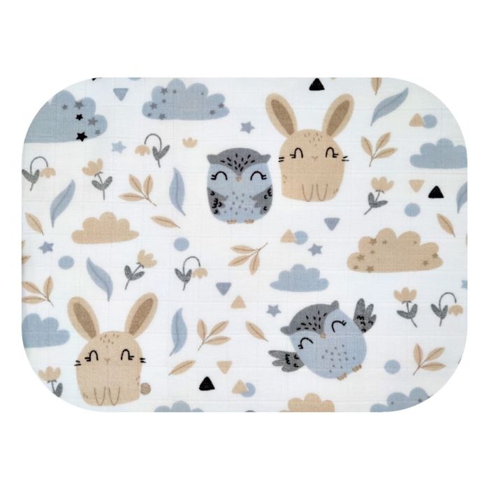 Muslino vystyklas kūdikio vystymui 120x120cm 1vnt. (galima rinktis spalvą)