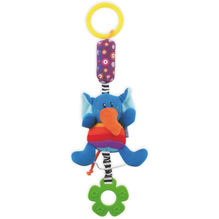 Kelioninis minkštas žaisliukas "Drambliukas"