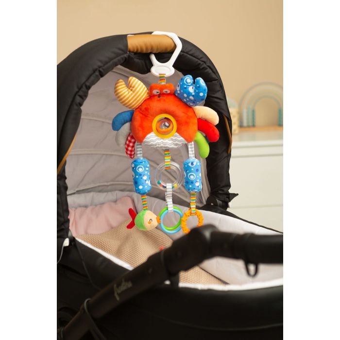 Pakabinamas žaislas kūdikiui "Colorful crab" 