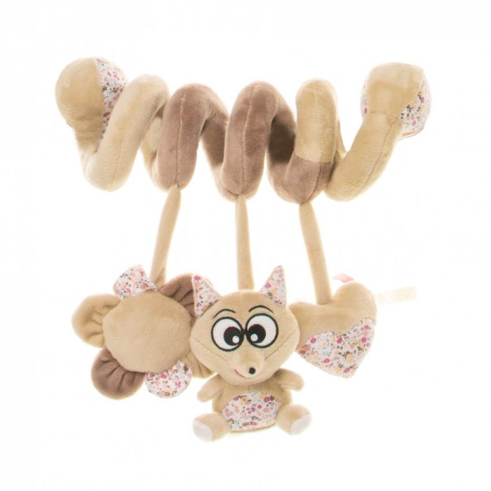 Minkštas žaislas spiralė "vežimėliui/kėdutei "Fox"