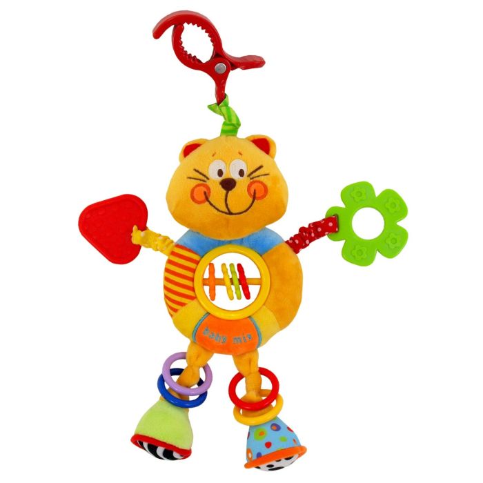 Daugiafunkcinis žaislas "Cat" su barškučiu ir vibro funkcija