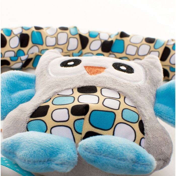 Žaislų lankas vežimėliui/kėdutei "Owl blue"