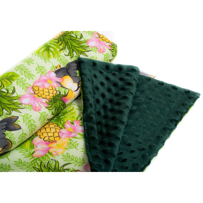 Pledas kūdikiui "Ananas" 100x75cm  žalias