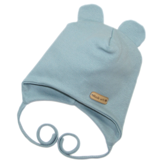Kepurytė kūdikiui "Love" - Teal
