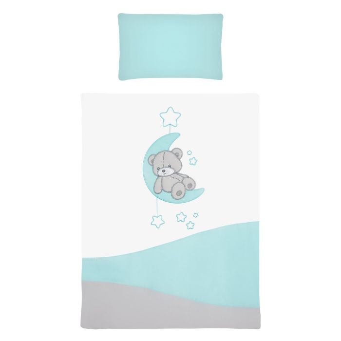 Patalynė kūdikiui 135x100 "My little Teddy"  su aplikacija