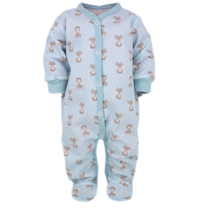 Šliaužtinukai kūdikiui "Fox " melsvos spalvos