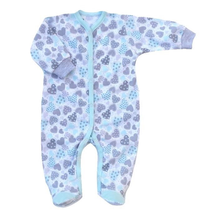 Šliaužtinukai kūdikiui "Hearts" turkio spalvos