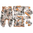 Kūdikio kraitelis drabužėliai kūdikiui "Koala Tropic" rudos spalvos