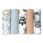 Flanelinių vystyklų rinkinys kūdikiams "Neutral" 