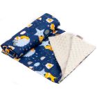 Pledas kūdikiui "Fox" 100x75cm smėlio spalvos