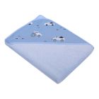 Rankšluostis kūdikiui "Traffic" su gobtuvu 80x80 cm I Vaikiški rankšluosčiai