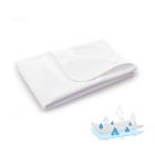 Čiužinio neperšlampamas paklotas 160x80cm baltas