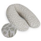 Nėščiosios pagalvė - komforto 190 cm "Leaf prints" 