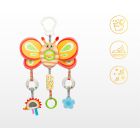 Pakabinamas žaislas kūdikiui "Owl pink"