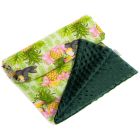 Pledas kūdikiui "Ananas" 100x75cm žalias