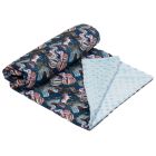 Pledas kūdikiui "Circus" 100x75cm  melsvas