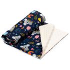 Pledas kūdikiui "Koala in love" 100x75cm  smėlio spalvos