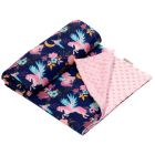 Pledas kūdikiui "Magic Unicorns" 100x75cm  rožinės spalvos