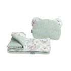 Komplektas kūdikiui "Deer" pledas 56x76 cm ir pagalvė 36x28 cm 