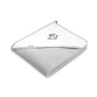 Rankšluostis kūdikiui "Raccoon" su gobtuvu 100x100cm