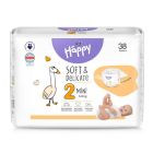 Sauskelnės kūdikiams BELLA Mini "2" 3-6 kg 38 vnt Soft&Delicate