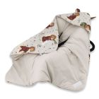 Pledas - vokelis automobilinei kėdutei "Teddy" 90x90 cm 