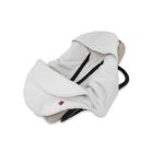 Pledas - vokelis automobilinei kėdutei "Blush teddy beige" 90x90 cm 