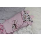 Vokelis - kilimėlis 2in1 kūdikiui "Bunny&Flowers" skersmuo 88 cm