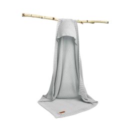 Megztas bambukinis pledukas kūdikiui 