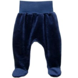 Veliūrinės kelnytės kūdikiui "Navy" 