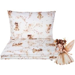 Patalynė kūdikio lopšiukui 80x70cm "Fairies brown" 