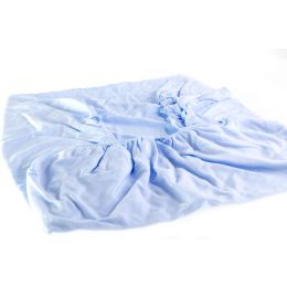 Paklodė su guma trikotažinė "Jersey" mėlynos sp.