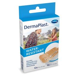 DermaPlast WATER-RESISTANT pleistrų rinkinys N20 2 dydžių