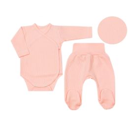 Drabužėliai kūdikiui "Natural pink" 2 dalių