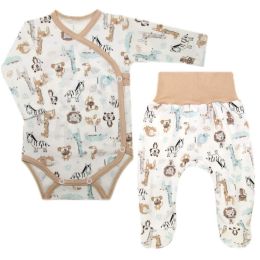 Drabužėliai kūdikiui "Jungle beige" 2 dalių