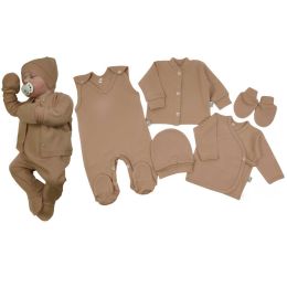 Kūdikio kraitelis - drabužėliai naujagimiui "Bear glamour" baltas 5 dalių internetu geresne kaina