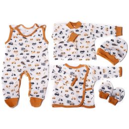 Kūdikio kraitelis - drabužėliai naujagimiui "Broom" 5 dalių 