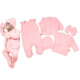 Kūdikio kraitelis - drabužėliai naujagimiui "Bear glamour" baltas 5 dalių internetu geresne kaina