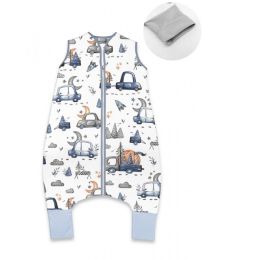 Miegmaišis kūdikiui "On road blue" su kojomis 2-2.5 TOG
