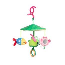 Pakabinamas žaislas kūdikiui "Owl pink" 