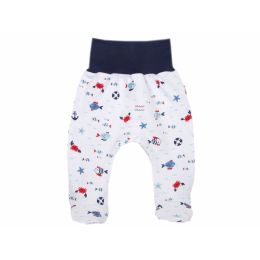 Kelnytės kūdikiui "Crabs navy", su pėdutėmis