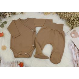 Drabužėliai kūdikiui "Blank coffee" 2 dalių