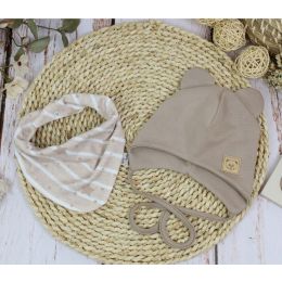 Kepurytė ir kaklaskarė kūdikiui "Flowers" internetu geresne kaina