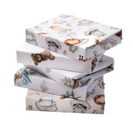 Medvilninė paklodė su guma kūdikiui 50x83 (galima rinktis atspalvį)