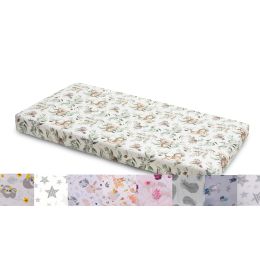 Medvilninė paklodė su guma kūdikiui 50x83 (galima rinktis spalvą)