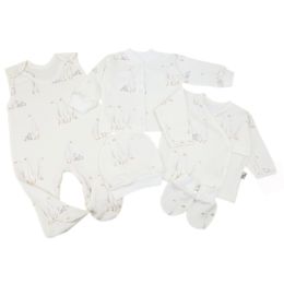 Kūdikio kraitelis - drabužėliai naujagimiui "Goose" 5 dalių 