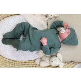 Kūdikio kraitelis - drabužėliai naujagimiui "Blank khaki" 5 dalių