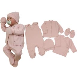 Kūdikio kraitelis - drabužėliai naujagimiui "Bear glamour" baltas 5 dalių internetu geresne kaina