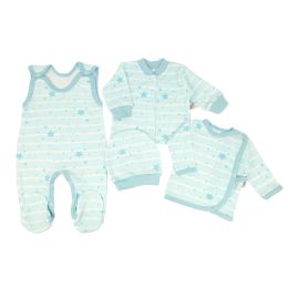 Kūdikio kraitelis - drabužėliai naujagimiui "Bear glamour" baltas 5 dalių internetu geresne kaina